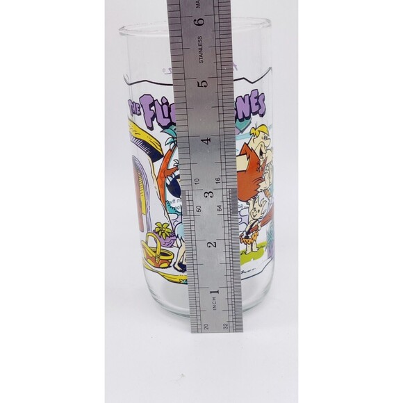 Vintage 1991 Hardees Flintstones The First 30 Years Glass Little Bamm-Bamm Anniv - Picture 11 of 12